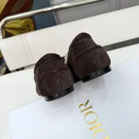 $112.00 USD Christian Dior Leather Shoes For Women #1392719