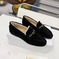 $112.00 USD Christian Dior Leather Shoes For Women #1392720