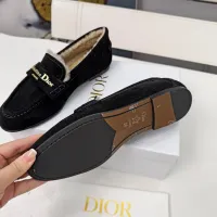 $112.00 USD Christian Dior Leather Shoes For Women #1392720
