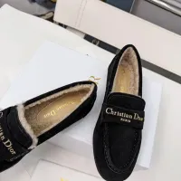 $112.00 USD Christian Dior Leather Shoes For Women #1392720
