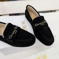 $112.00 USD Christian Dior Leather Shoes For Women #1392720