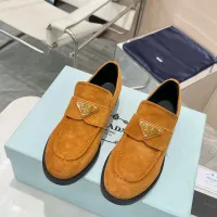 $102.00 USD Prada Leather Shoes For Women #1392726