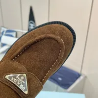 $102.00 USD Prada Leather Shoes For Women #1392728