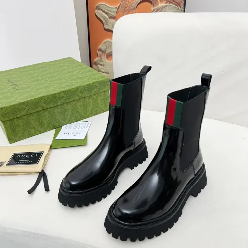 Replica Gucci Boots For Women #1393019 $108.00 USD for Wholesale