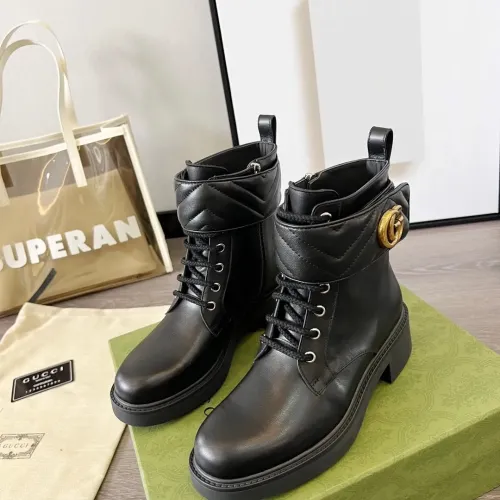 Replica Gucci Boots For Women #1393021 $102.00 USD for Wholesale