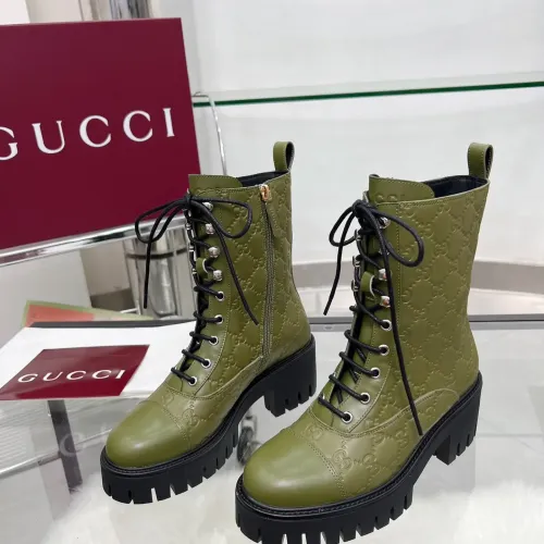 Replica Gucci Boots For Women #1393022 $118.00 USD for Wholesale