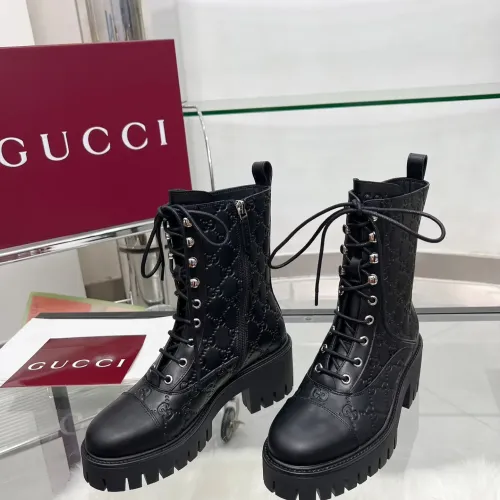 Replica Gucci Boots For Women #1393023 $118.00 USD for Wholesale