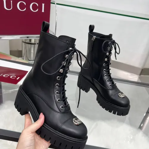 Replica Gucci Boots For Women #1393024 $118.00 USD for Wholesale