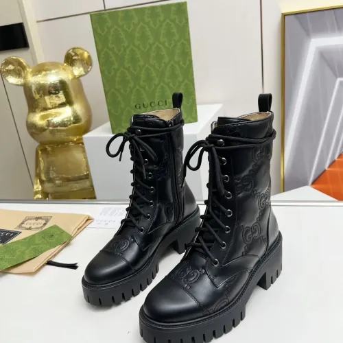 Replica Gucci Boots For Women #1393026 $118.00 USD for Wholesale
