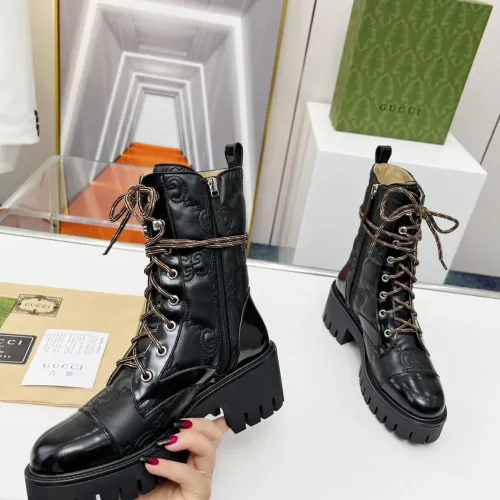 Replica Gucci Boots For Women #1393027 $118.00 USD for Wholesale