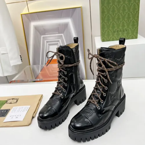 Replica Gucci Boots For Women #1393027 $118.00 USD for Wholesale