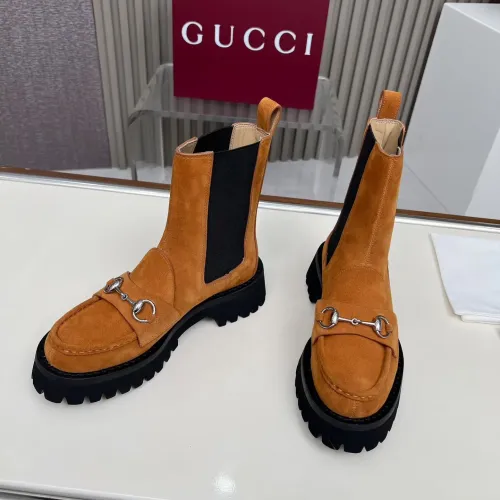 Replica Gucci Boots For Women #1393028 $115.00 USD for Wholesale