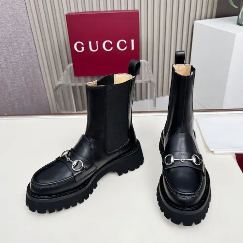 Replica Gucci Boots For Women #1393030 $115.00 USD for Wholesale