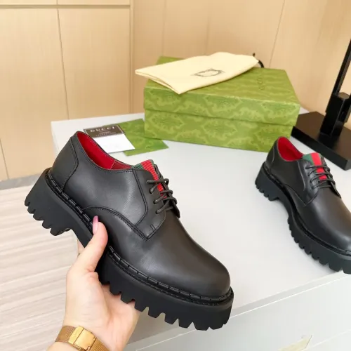 Replica Gucci Oxfords Shoes For Women #1393041 $92.00 USD for Wholesale