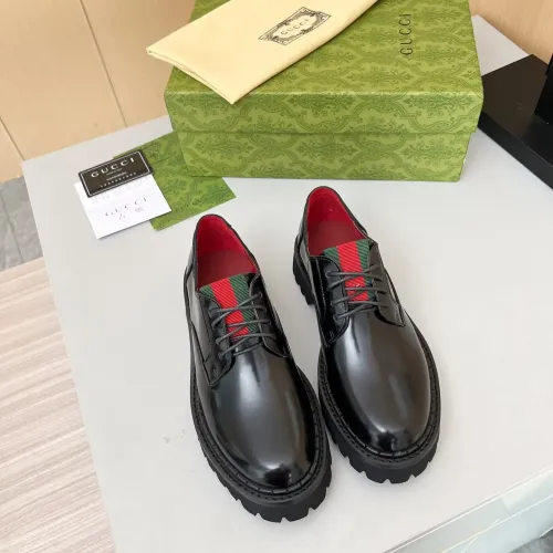 Replica Gucci Oxfords Shoes For Women #1393042 $92.00 USD for Wholesale