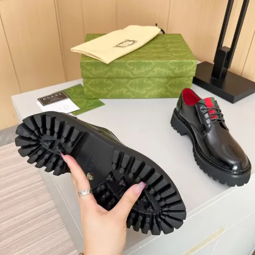 Replica Gucci Oxfords Shoes For Women #1393042 $92.00 USD for Wholesale