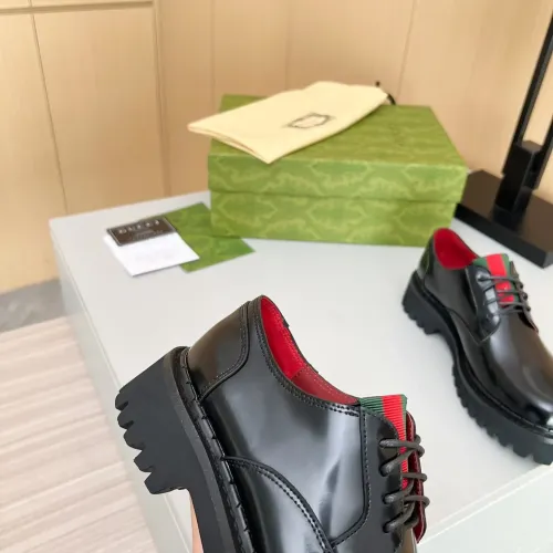 Replica Gucci Oxfords Shoes For Women #1393042 $92.00 USD for Wholesale