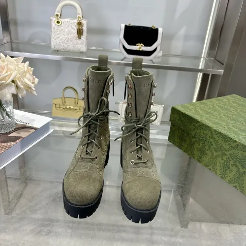 Replica Gucci Boots For Women #1393047 $128.00 USD for Wholesale