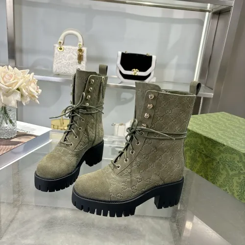 Replica Gucci Boots For Women #1393047 $128.00 USD for Wholesale