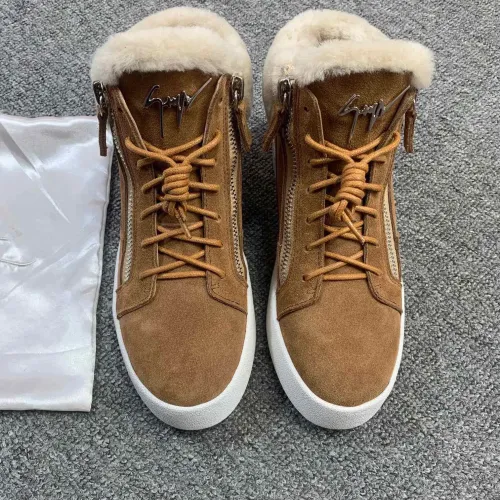 Replica Giuseppe Zanotti High Tops Shoes For Men #1393128 $100.00 USD for Wholesale