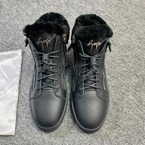 Replica Giuseppe Zanotti High Tops Shoes For Men #1393132 $102.00 USD for Wholesale