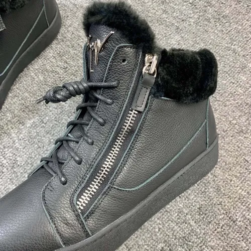 Replica Giuseppe Zanotti High Tops Shoes For Men #1393132 $102.00 USD for Wholesale