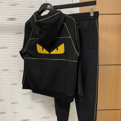 Replica Fendi Tracksuits Long Sleeved For Men #1393335 $92.00 USD for Wholesale