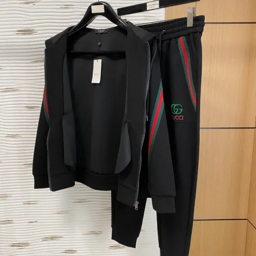 Replica Gucci Tracksuits Long Sleeved For Men #1393337 $92.00 USD for Wholesale