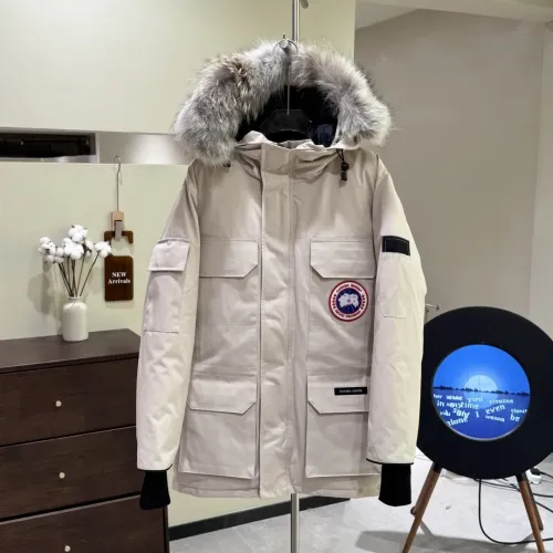 Canada Goose Down Feather Coat Long Sleeved For Unisex #1393361