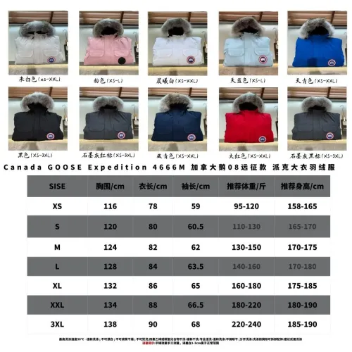 Replica Canada Goose Down Feather Coat Long Sleeved For Unisex #1393362 $160.00 USD for Wholesale