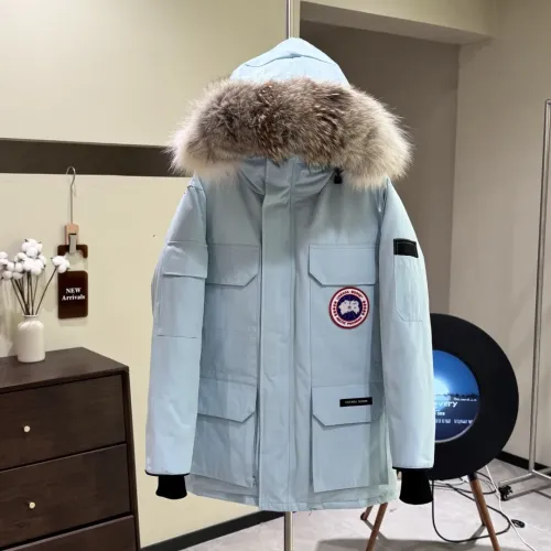 Replica Canada Goose Down Feather Coat Long Sleeved For Unisex #1393364 $160.00 USD for Wholesale