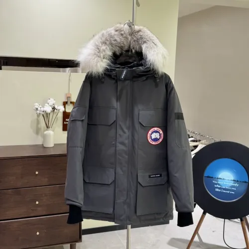 Canada Goose Down Feather Coat Long Sleeved For Unisex #1393367