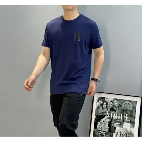 Replica Hermes T-Shirts Short Sleeved For Men #1393371 $76.00 USD for Wholesale