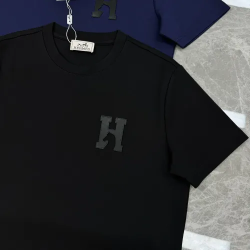 Replica Hermes T-Shirts Short Sleeved For Men #1393371 $76.00 USD for Wholesale