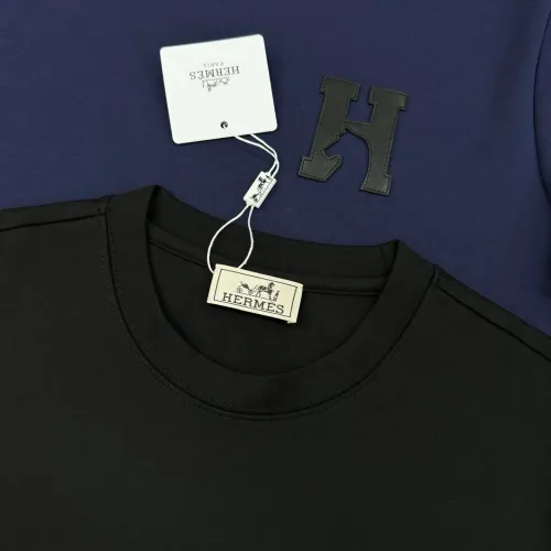 Replica Hermes T-Shirts Short Sleeved For Men #1393371 $76.00 USD for Wholesale