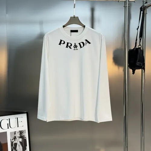 Prada T-Shirts Long Sleeved For Men #1393461 $80.00 USD, Wholesale Replica Prada T-Shirts