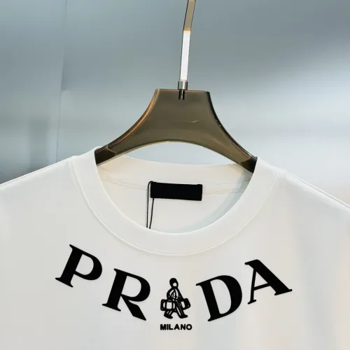 Replica Prada T-Shirts Long Sleeved For Men #1393461 $80.00 USD for Wholesale