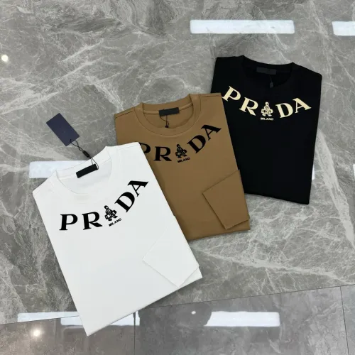 Replica Prada T-Shirts Long Sleeved For Men #1393461 $80.00 USD for Wholesale