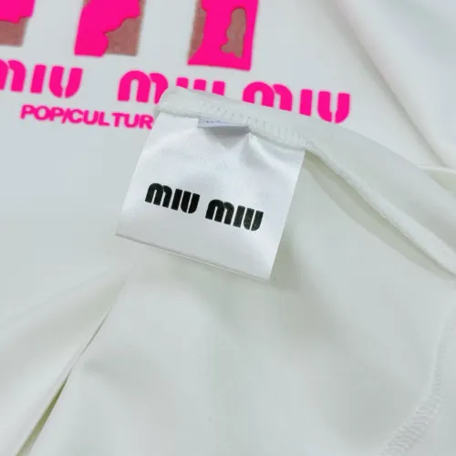 Replica MIU MIU T-Shirts Short Sleeved For Men #1393607 $80.00 USD for Wholesale