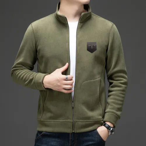 Prada Jackets Long Sleeved For Men #1393888 $64.00 USD, Wholesale Replica Prada Jackets