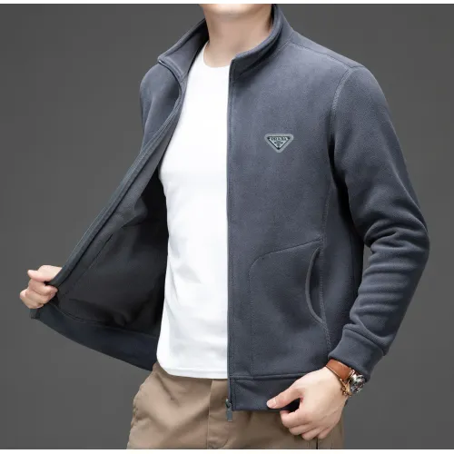 Prada Jackets Long Sleeved For Men #1393944 $64.00 USD, Wholesale Replica Prada Jackets