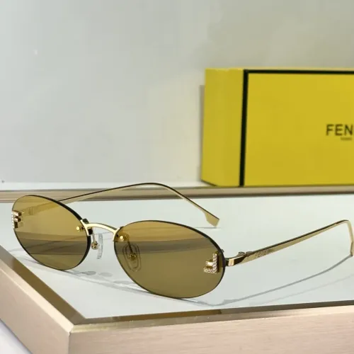 Fendi AAA Quality Sunglasses #1393993 $64.00 USD, Wholesale Replica Fendi AAA Quality Sunglasses