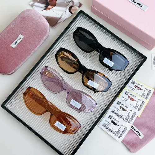 Replica MIU MIU AAA Quality Sunglasses #1394011 $60.00 USD for Wholesale