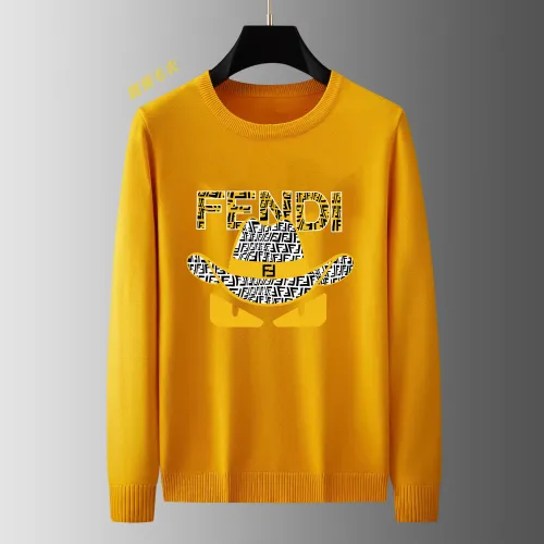 Fendi Sweaters Long Sleeved For Men #1394089 $48.00 USD, Wholesale Replica Fendi Sweaters