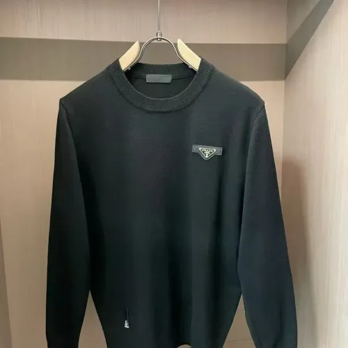 Prada Sweaters Long Sleeved For Men #1394372 $48.00 USD, Wholesale Replica Prada Sweaters