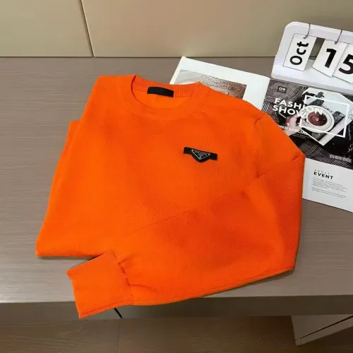 Replica Prada Sweaters Long Sleeved For Men #1394377 $48.00 USD for Wholesale