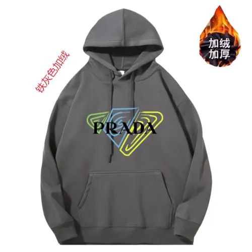 Prada Hoodies Long Sleeved For Unisex #1394464 $52.00 USD, Wholesale Replica Prada Hoodies