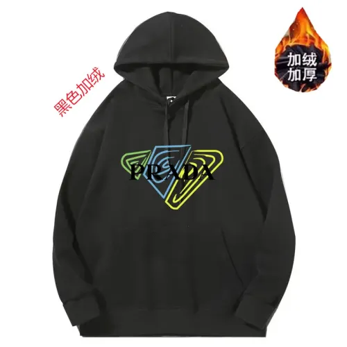 Prada Hoodies Long Sleeved For Unisex #1394465 $52.00 USD, Wholesale Replica Prada Hoodies