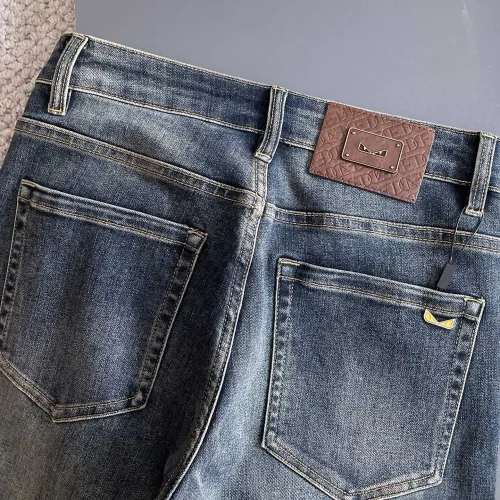 Replica Fendi Jeans For Men #1394516 $48.00 USD for Wholesale