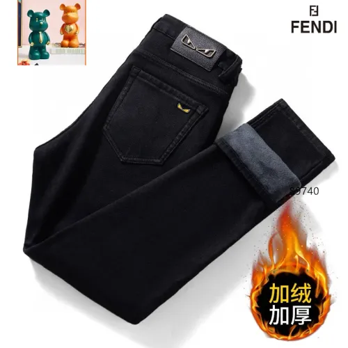 Replica Fendi Jeans For Men #1394532 $52.00 USD for Wholesale